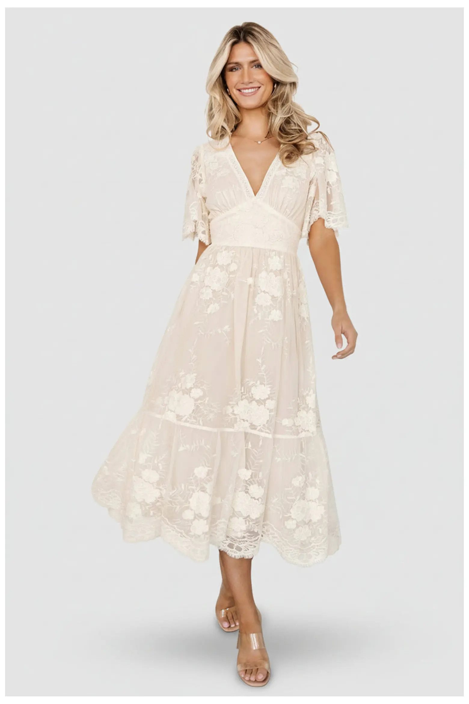 Clarisa Lace Midi Dress (Women) | Nordstrom | Nordstrom
