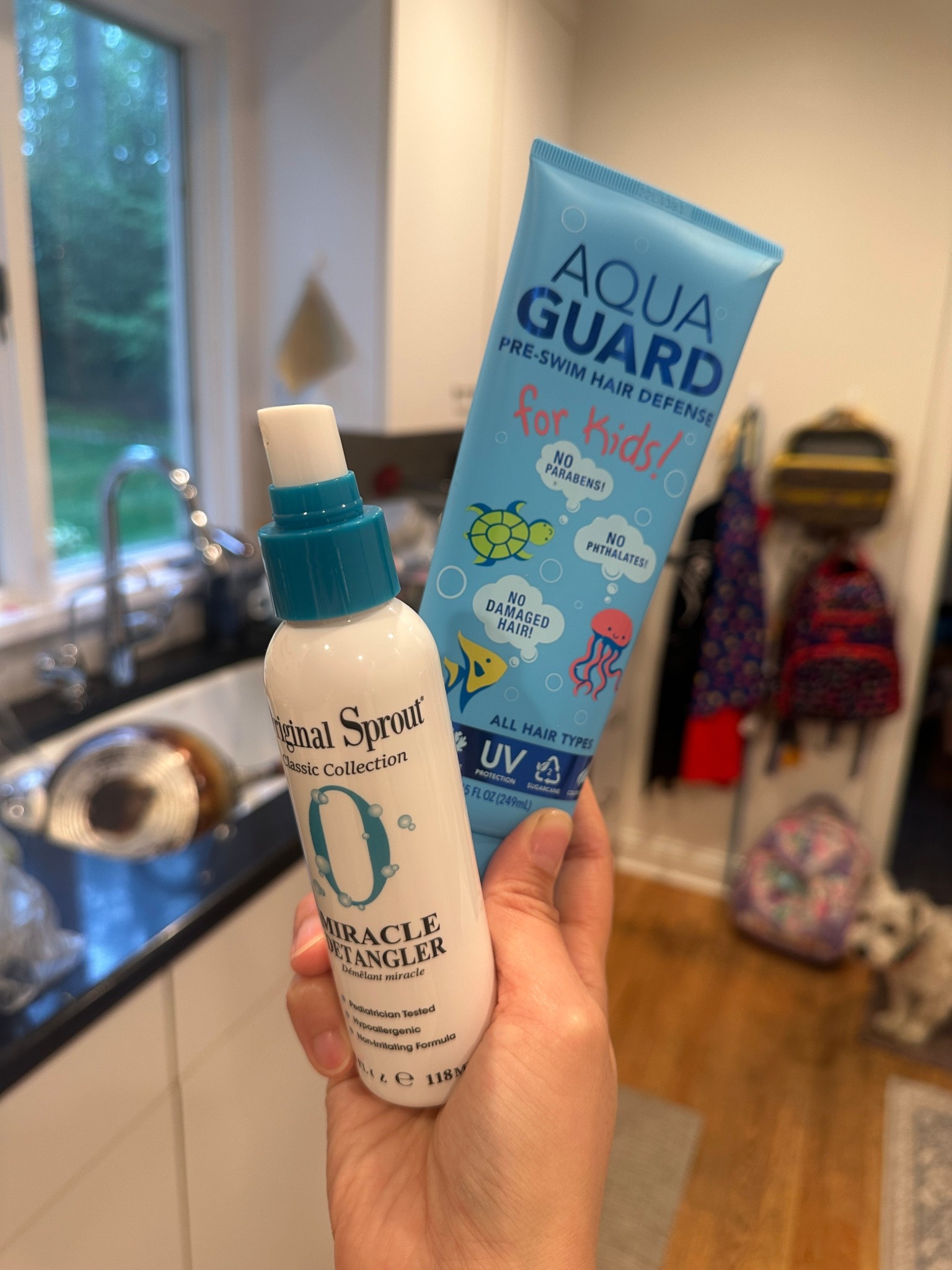 These two haircuts have been a game changer for swim season! We use Aqua guard before getting into the water and the Original Sprout before blow dry. It keeps Jie Jie’s hair from getting dry and damaged from swimming!

#LTKKids #LTKFamily #LTKSwim