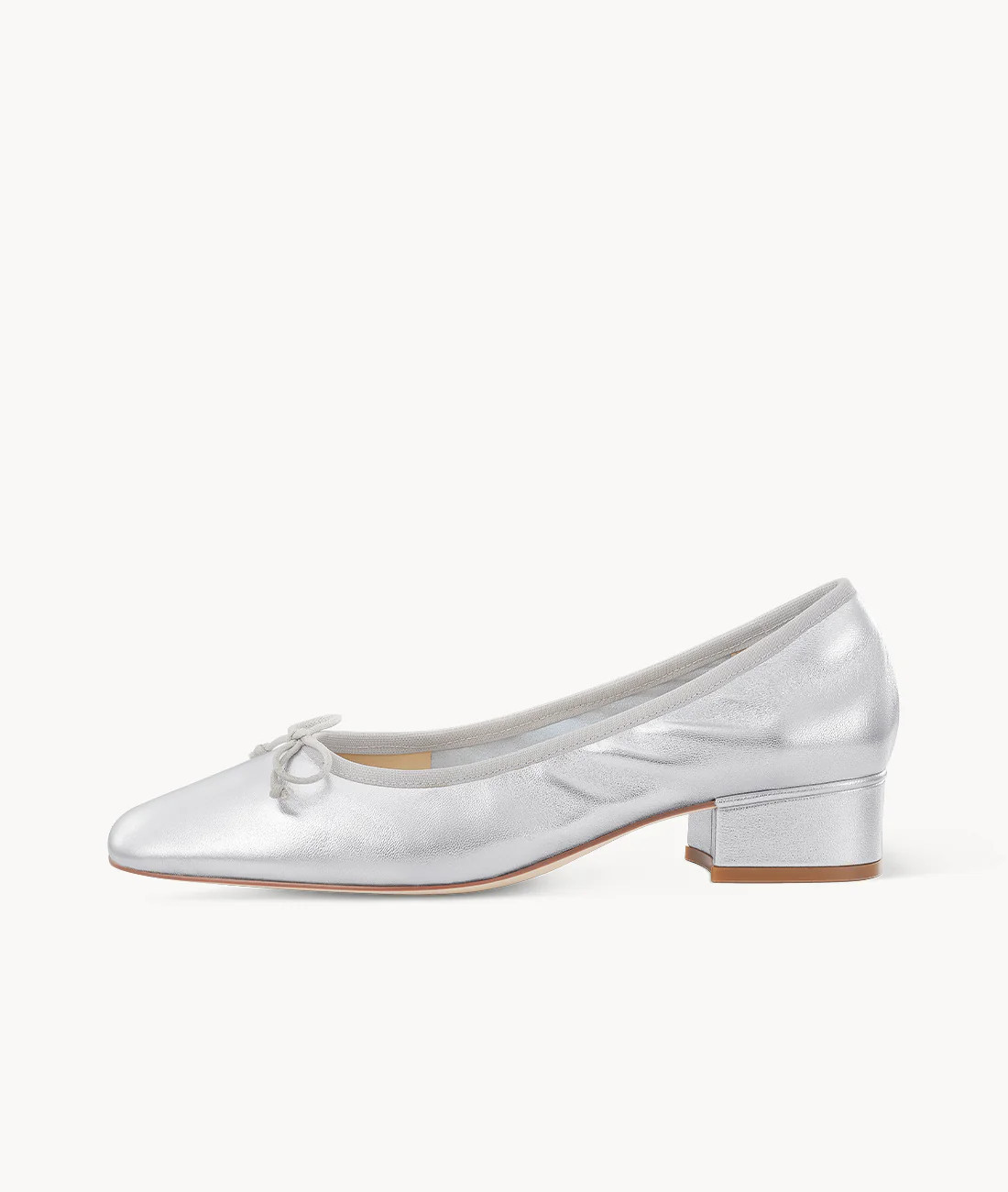 Silver Roll Ballet Pump - 7 (US) | 7or9