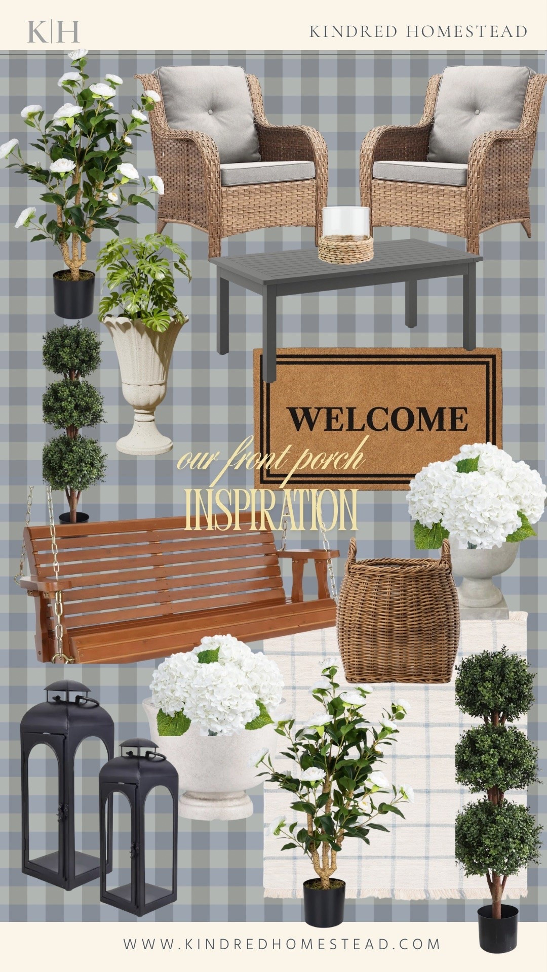 Our front porch inspiration!