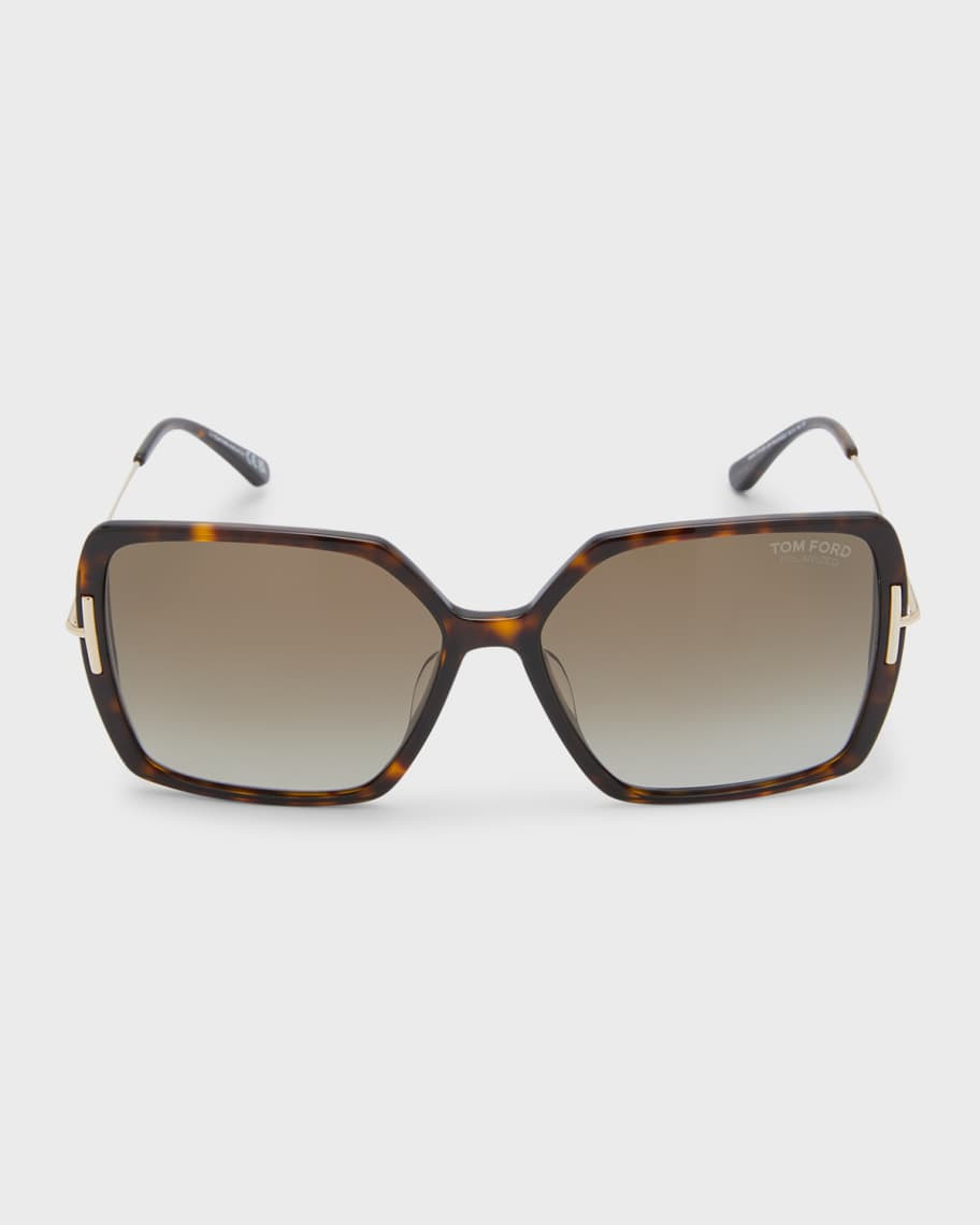 TOM FORD Joanna Mixed-Media Butterfly Sunglasses | Neiman Marcus