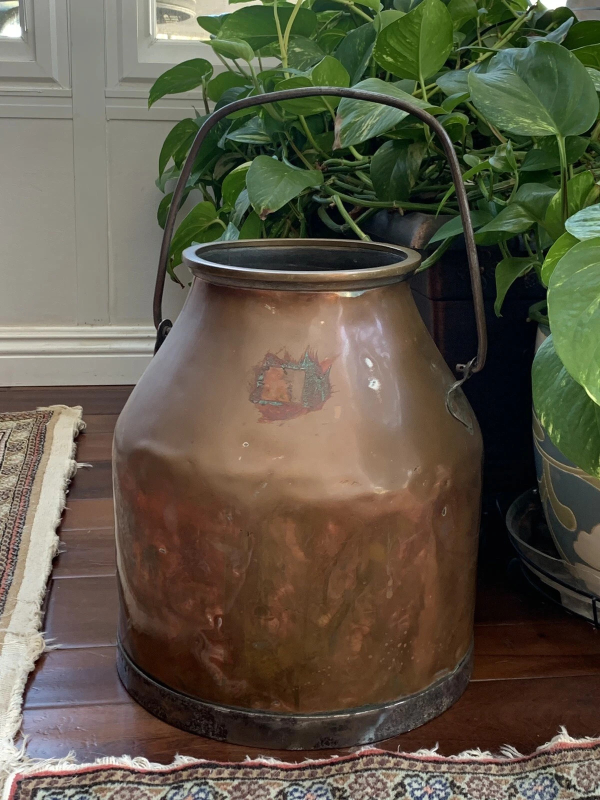 Antique Vintage Heavy Copper Milk Cream Jug Pail Bucket Container No Lid 13 Lbs  | eBay | eBay US