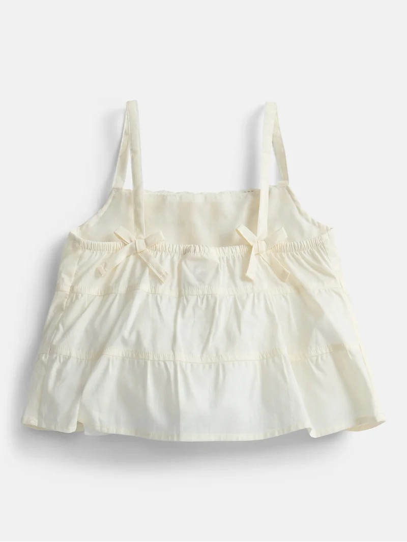 Weekend Academy Girls Pintuck Cotton Tank Top, Sizes 4-18 | Walmart (US)