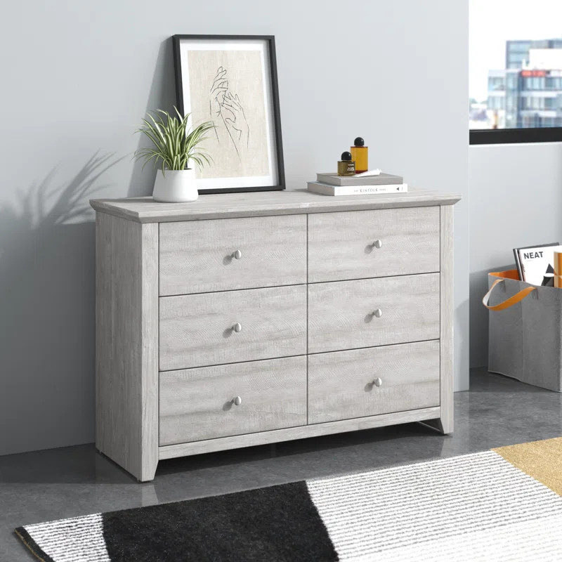 Tevrat 6 Drawers Double Dresser | Wayfair North America