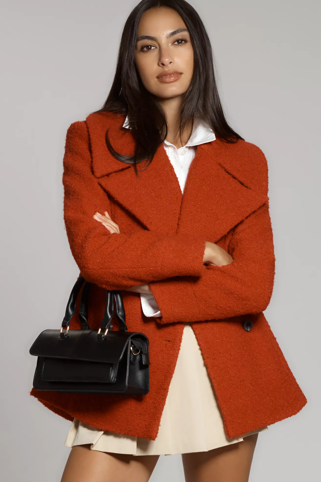 Maeve Hourglass Sculpted Coat | Anthropologie (US)