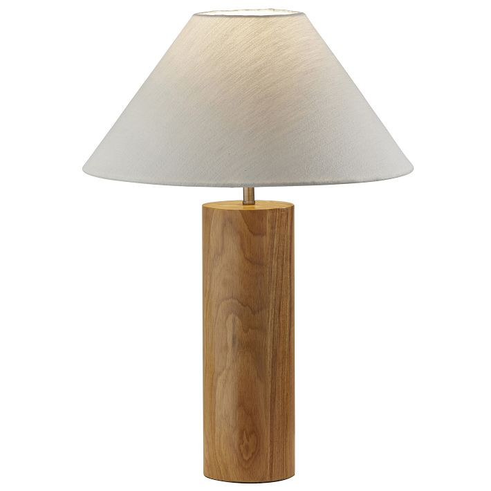 Modern Wood Column Table Lamp | West Elm | West Elm (US)