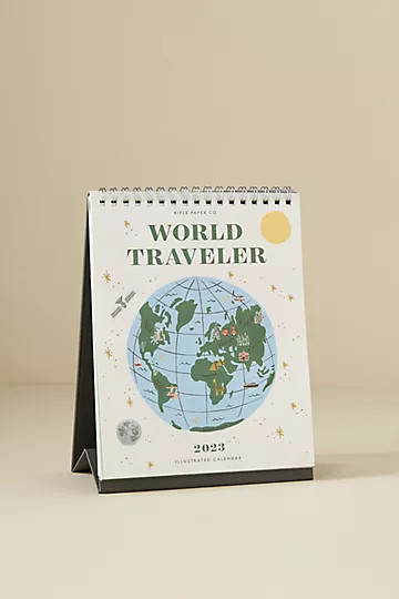 Rifle Paper Co. 2023 Travel Desk Calendar | Anthropologie (US)