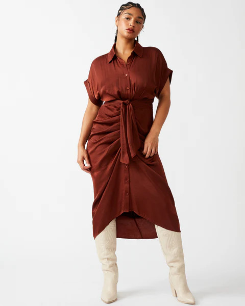 TORI DRESS BROWN | Steve Madden (US)
