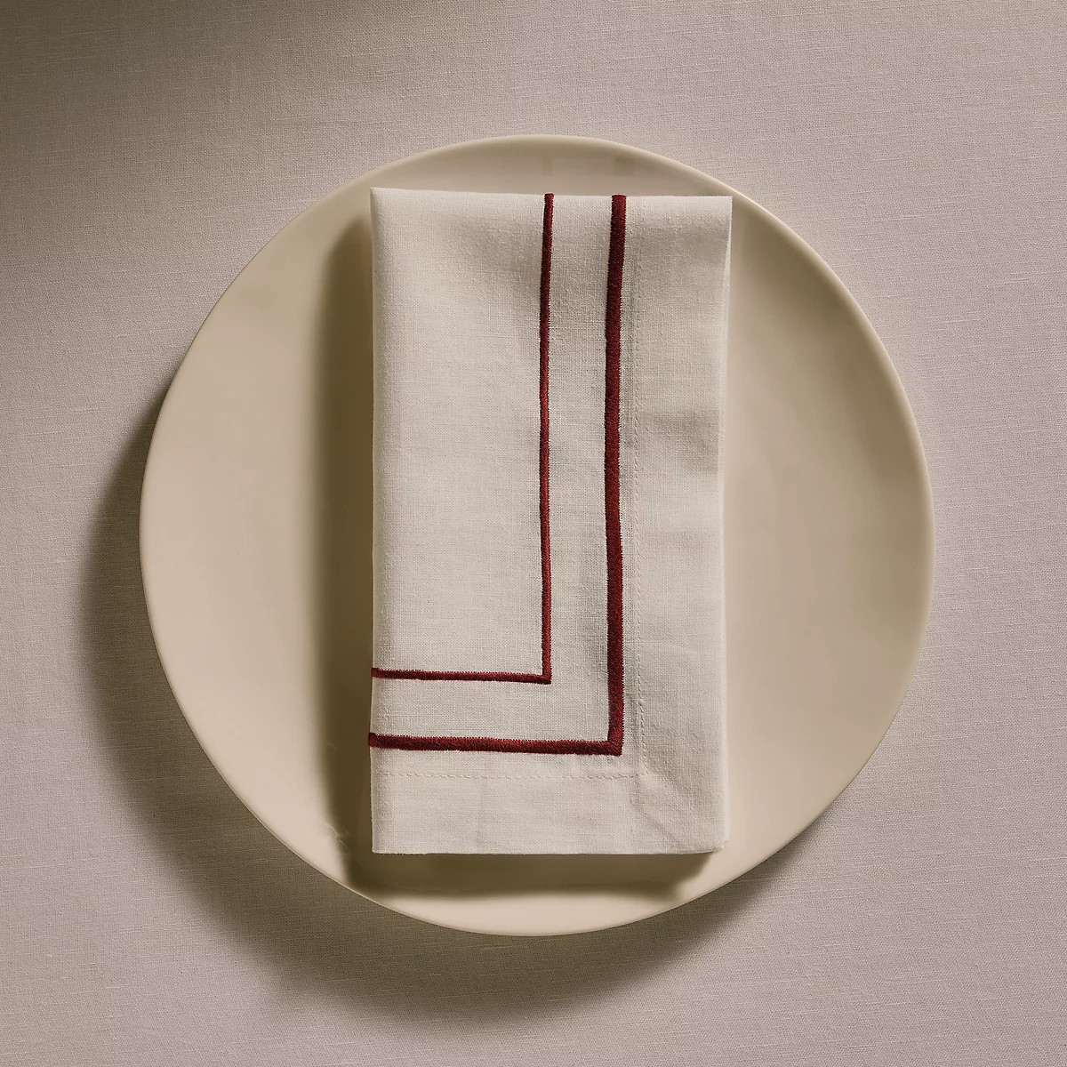 Symons Double Row Cord Napkins – Set of 4 | The White Company UK & ROW