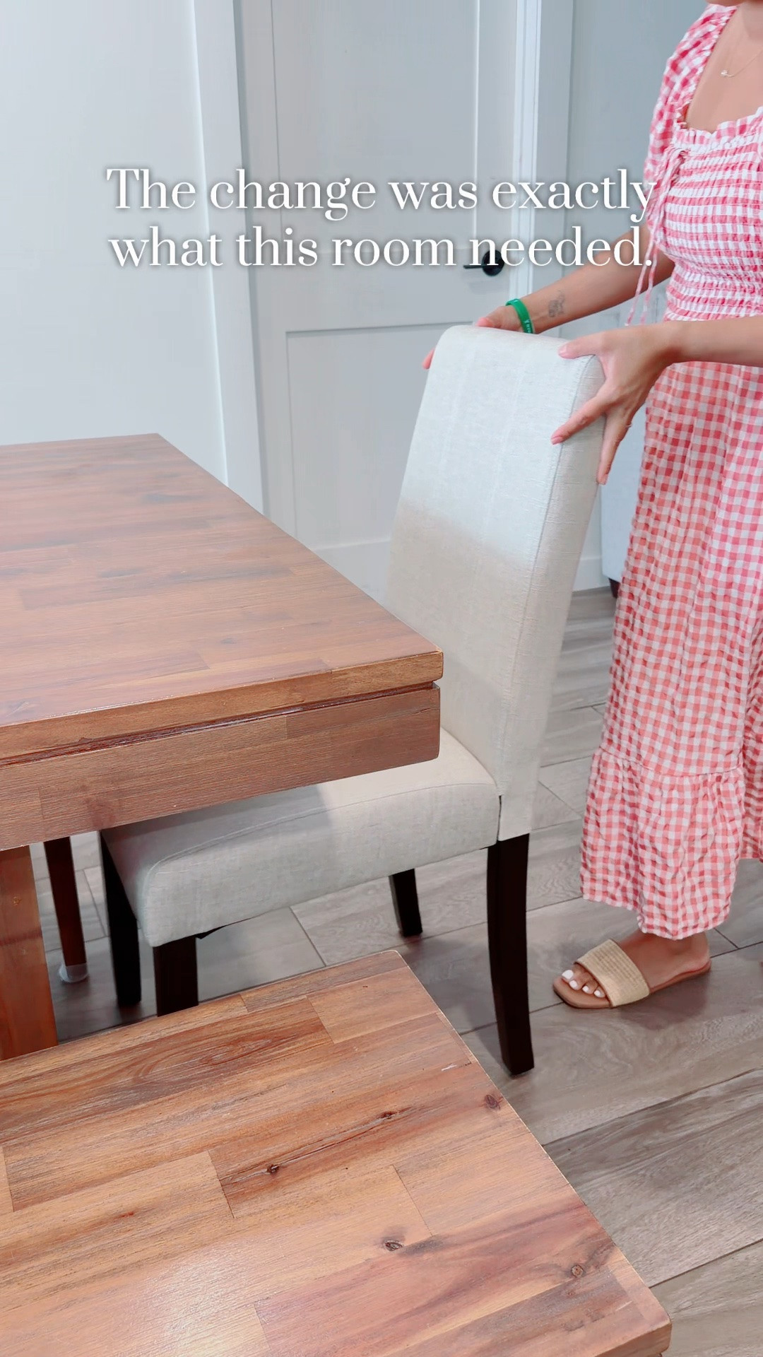Love these chairs! I wanted something lighter in color and these immediately changed the dining room. They’re not heavy like my old blue chairs 🙌 @Wayfair

#LTKHome