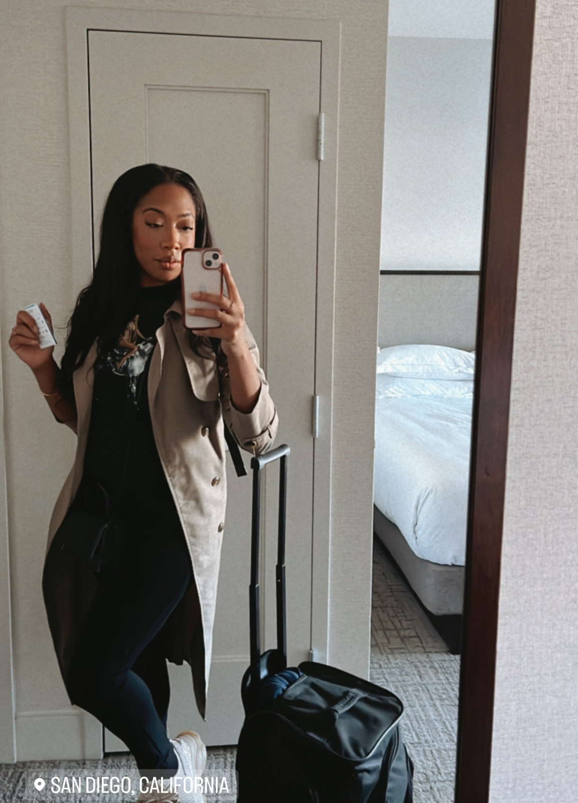 Traveling home from the West Coast to the East Coast.

#LTKtravel