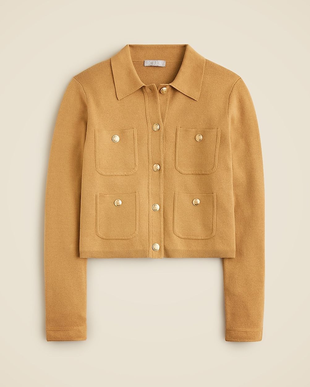 Patch-pocket sweater lady jacket | J. Crew US