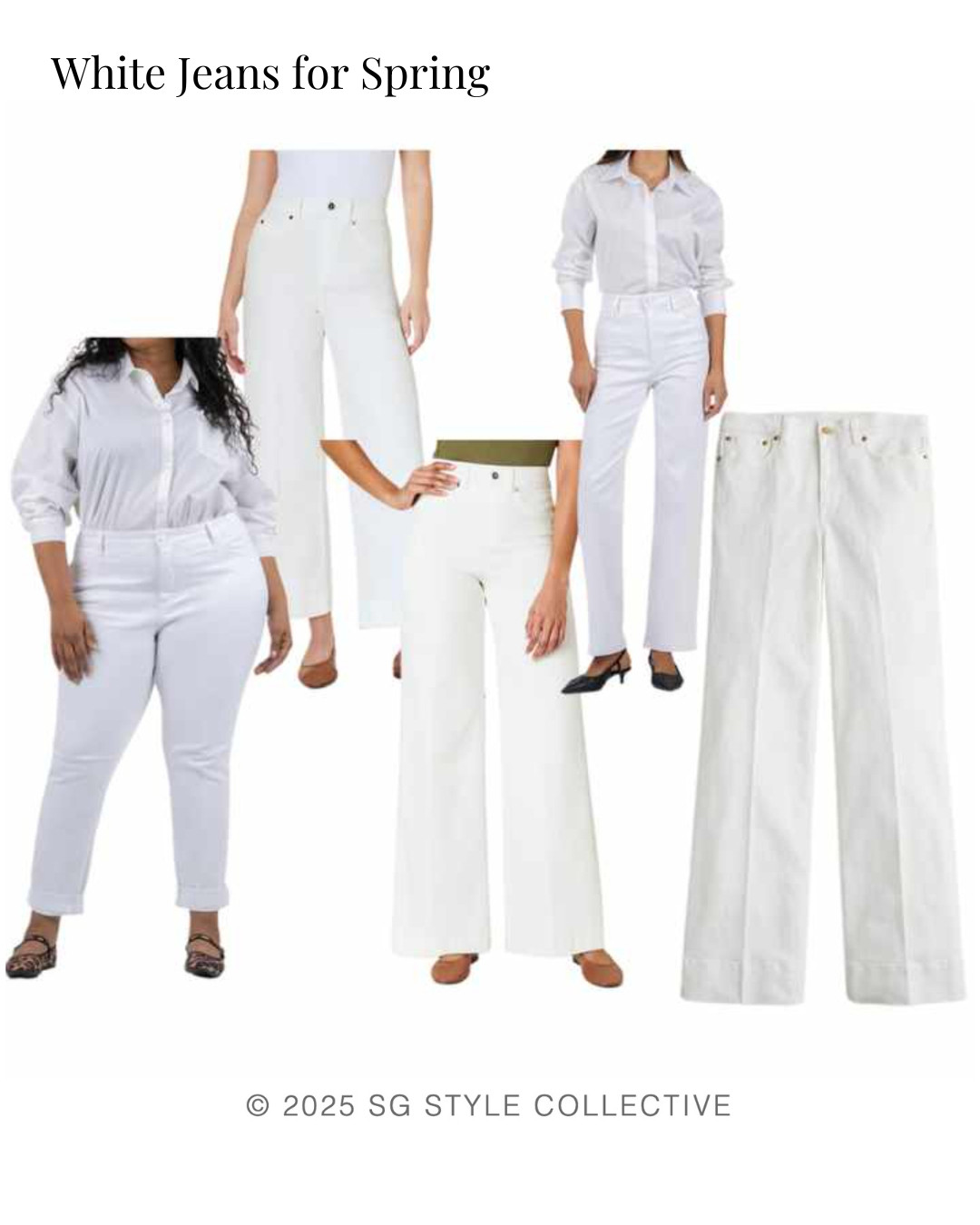 White jeans are an easy way to shake off the winter cold and lift the look of your wardrobe.

Choose an off-white or ecru if you're a warm season, and a pure white if you're a cool season.

 

 #LTKOver40 #LTKStyleTip #LTKPlusSize