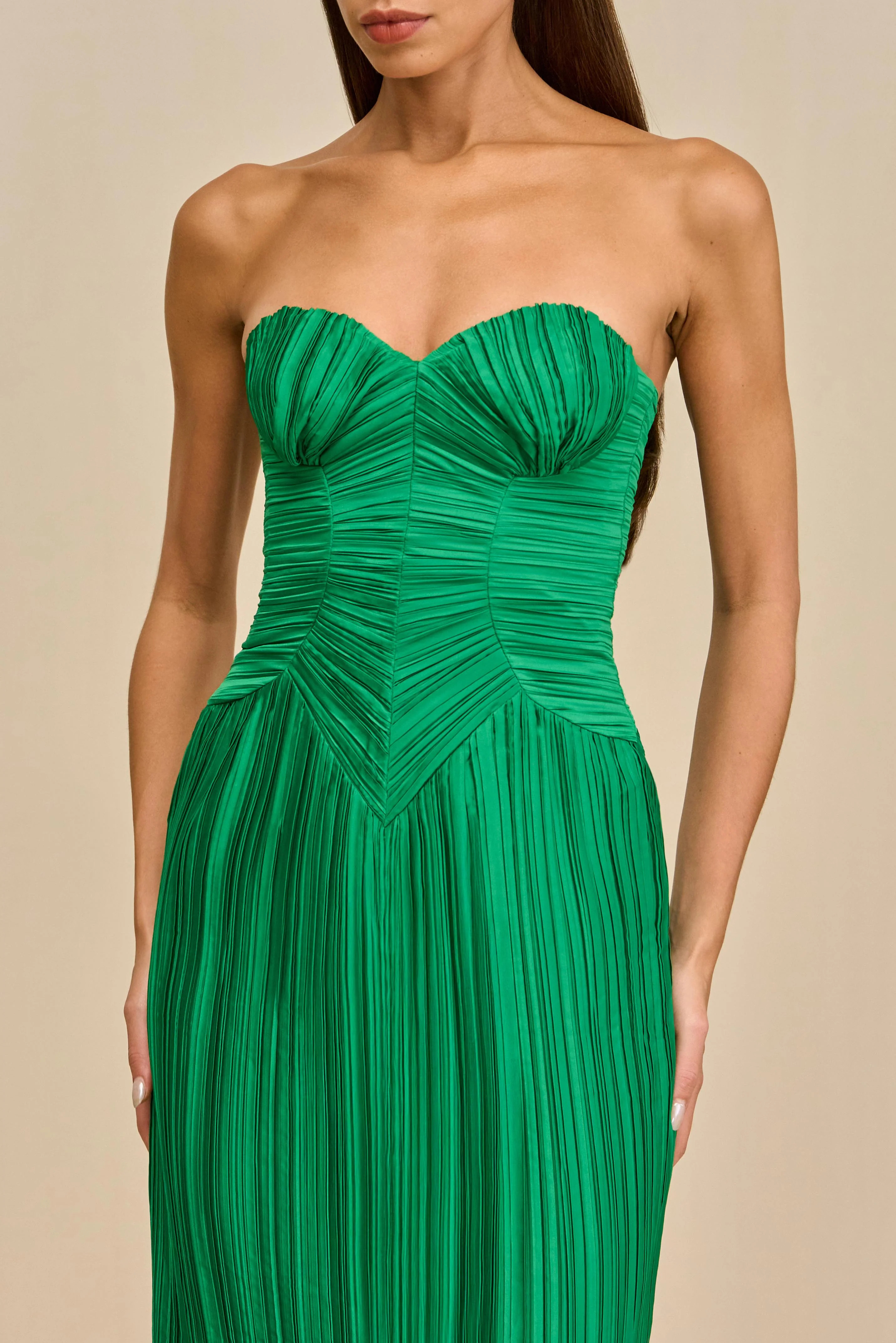 ASHIKA GOWN - MALACHITE | Cult Gaia - US