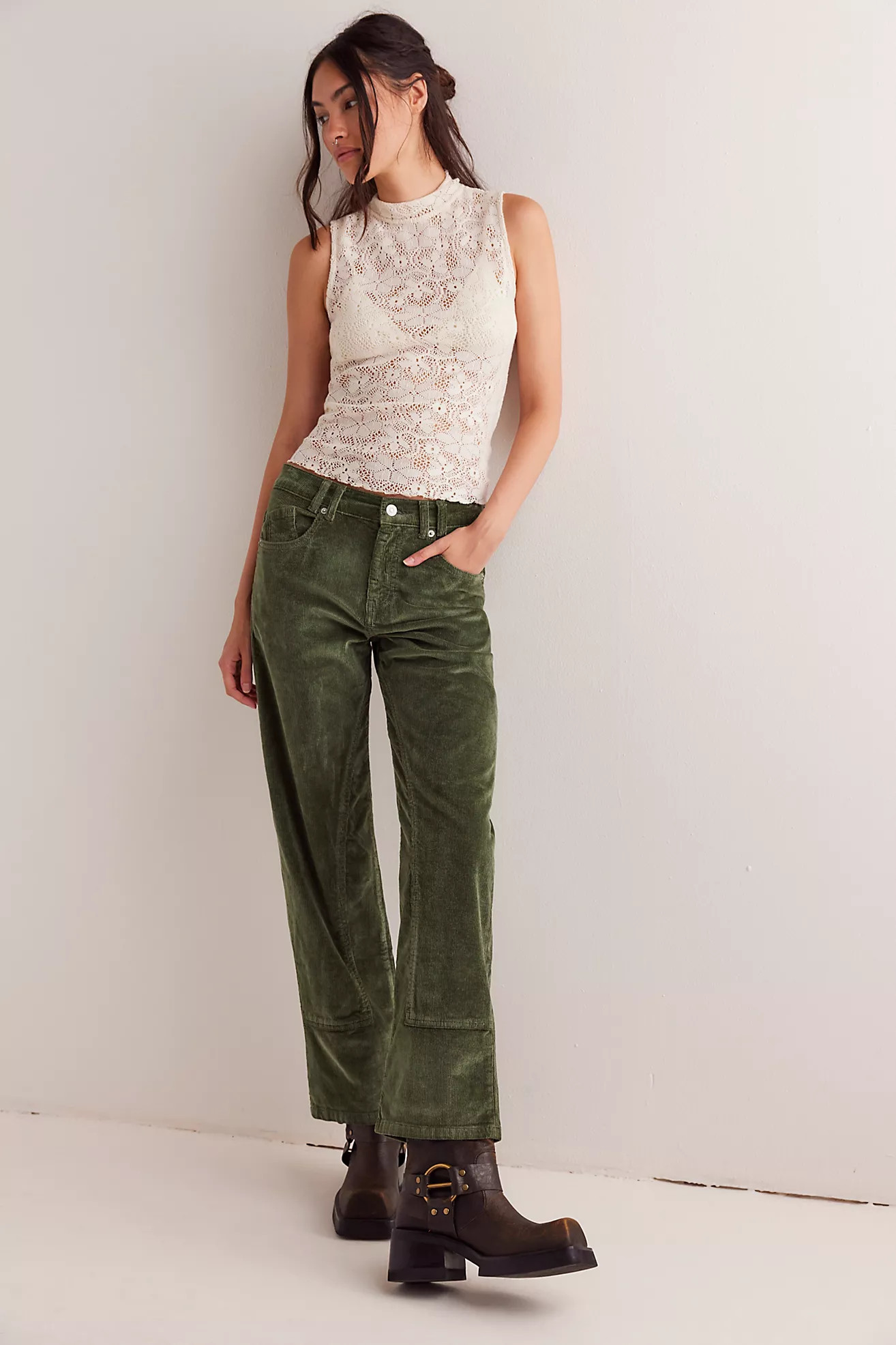 We The Free Risk Taker Mid-Rise Cord Jeans | Free People (Global - UK&FR Excluded)