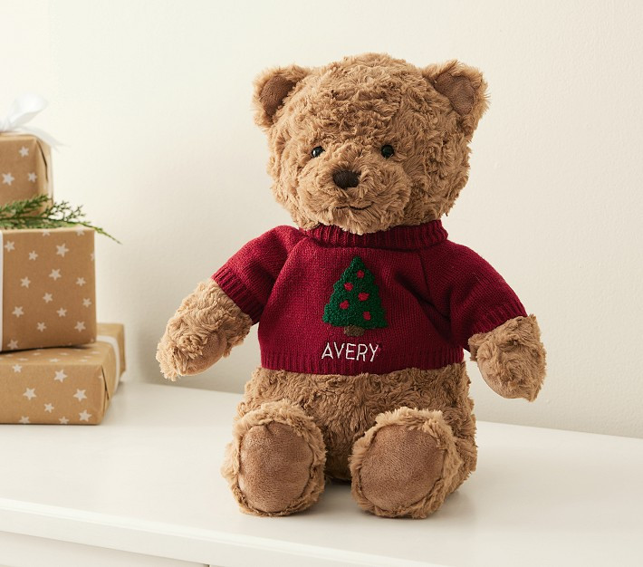 Classic Christmas Teddy Bear | Pottery Barn Kids