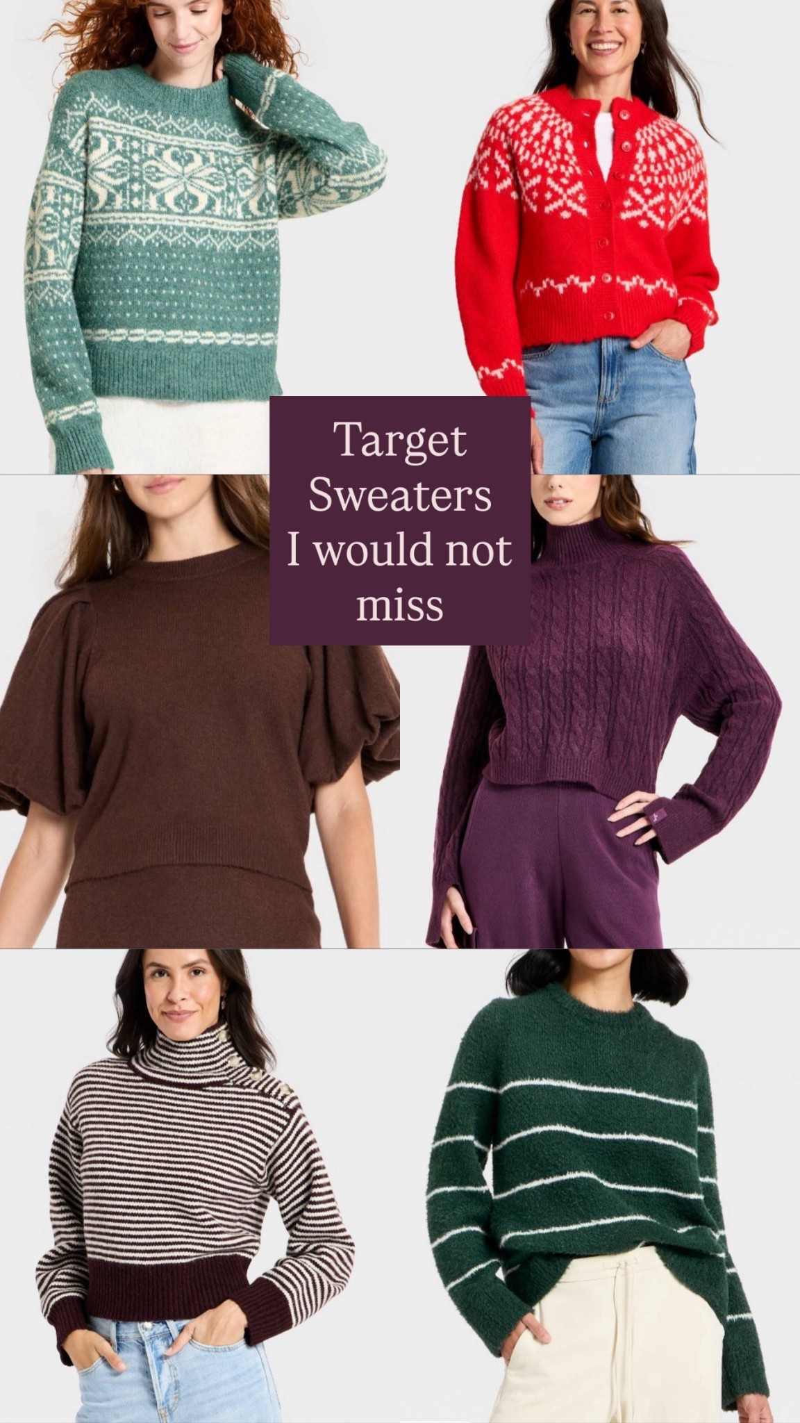 6 most bought and loved sweaters! 