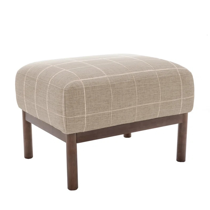 Ebern Designs Kreindler 25" Wide Rectangle Footstool Ottoman & Reviews | Wayfair | Wayfair North America