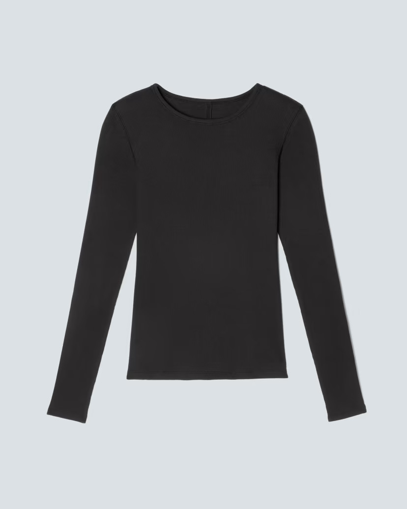 The Luxe Rib Long-Sleeve Crew | Everlane