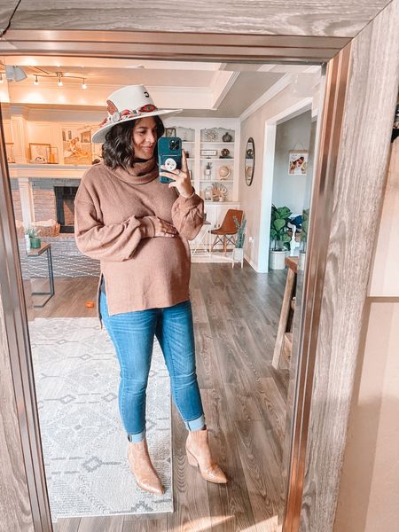 Love this waffle knit sweater so cute and cozy plus the best color! Love it dressed a little western chic with these booties and a ranch hat. Code: COURTNEYSIVARD10 for 10% off Gibson look  

#LTKstyletip #LTKbump #LTKSeasonal