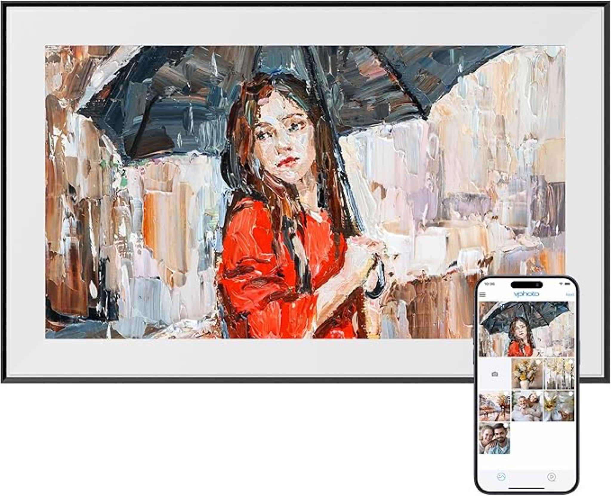 Great gift for anyone! 15.6 inch large digital frame. Share photos from an app. On sale today for $89 and arrives in 2 days. 

#LTKGiftGuide #LTKFindsUnder100 #LTKHome