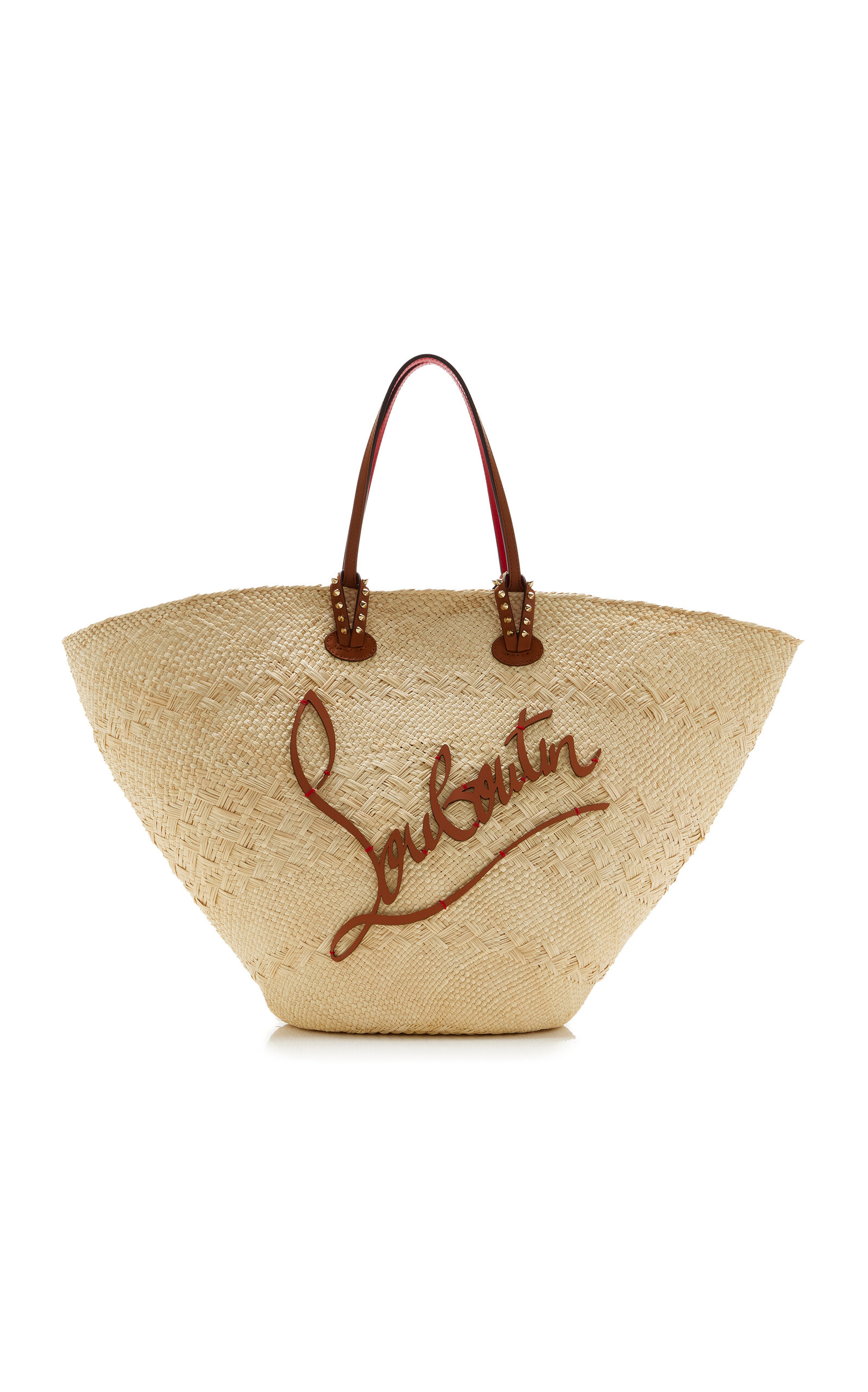 Christian Louboutin Cabata Large Raffia Basket Bag - Moda Operandi | Moda Operandi (Global)