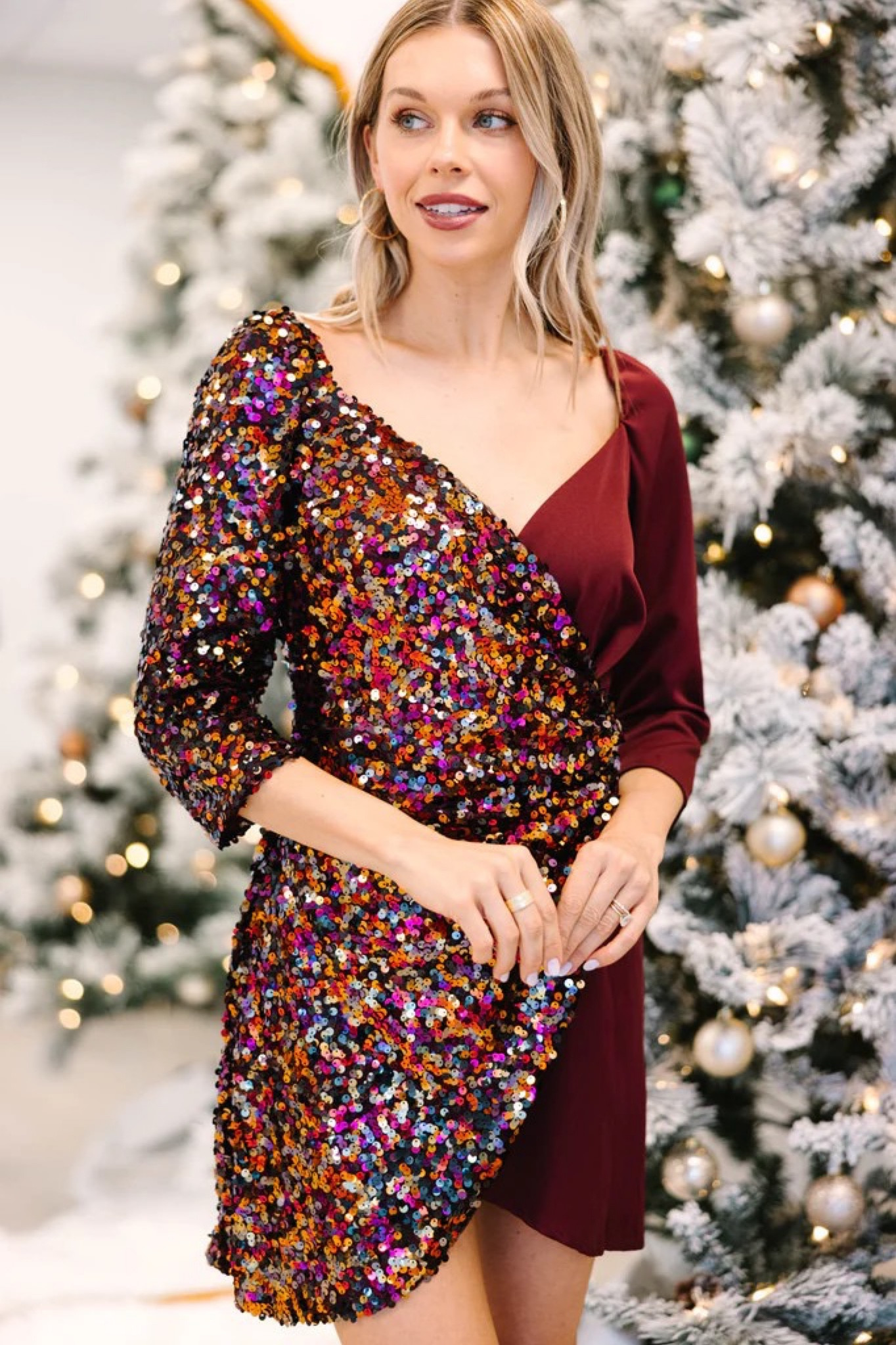 If Maroon and Bejeweled were a dress 

#LTKSeasonal #LTKHoliday #LTKCyberweek