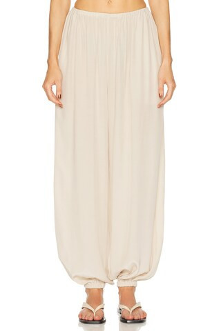 EAVES Kai Balloon Pant in Beige | FWRD 