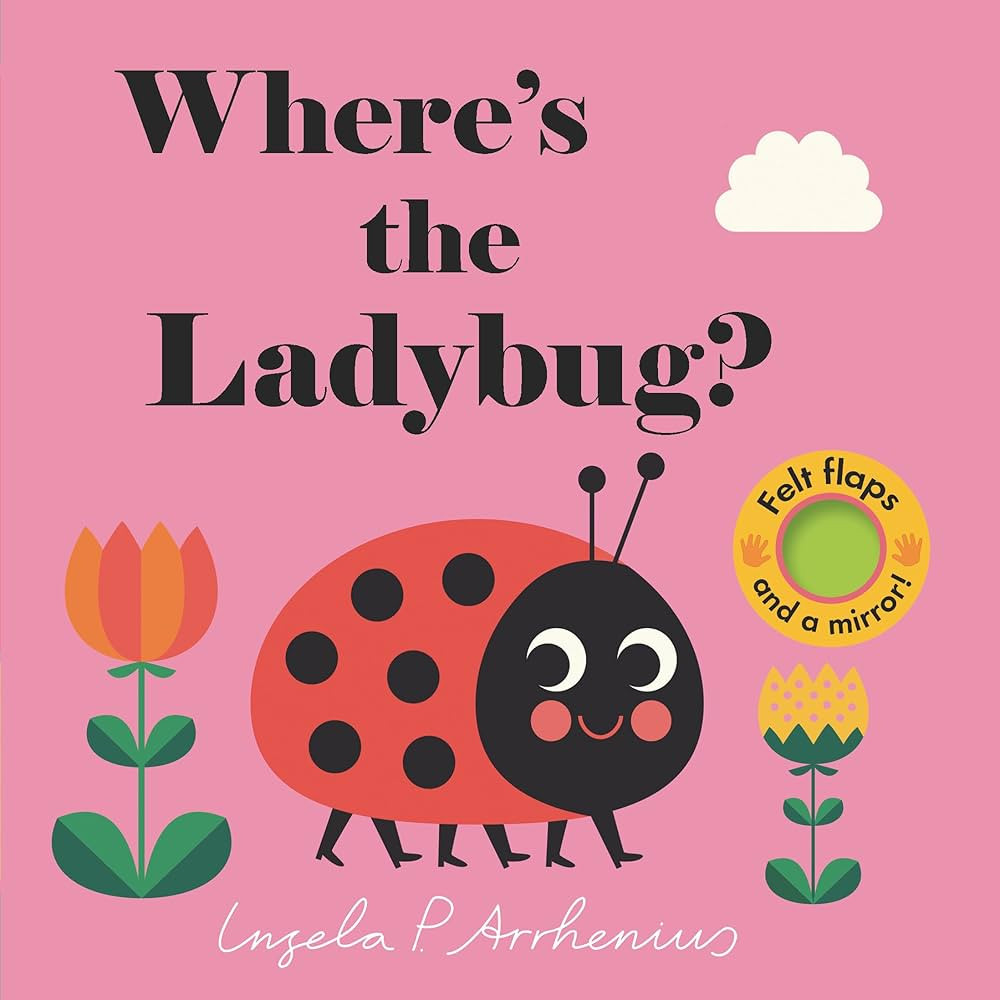 Where's the Ladybug?: (An Interactive, Sensory Lift-the-Flap Book with Felt Flaps and a Mirror fo... | Amazon (US)