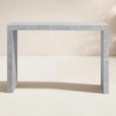 Lionel 47'' Concrete Outdoor Buffet & Console Table | AllModern