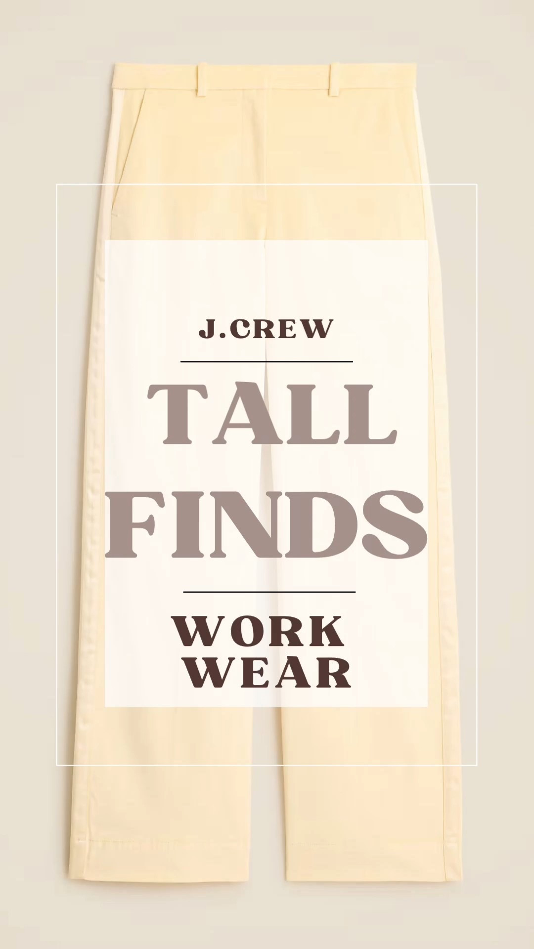 Tall finds at J.Crew 🙌🏻
Work wear essentials, wide leg and flare trousers, blazers and knits,


#LTKWorkwear #LTKOver40 #LTKTall