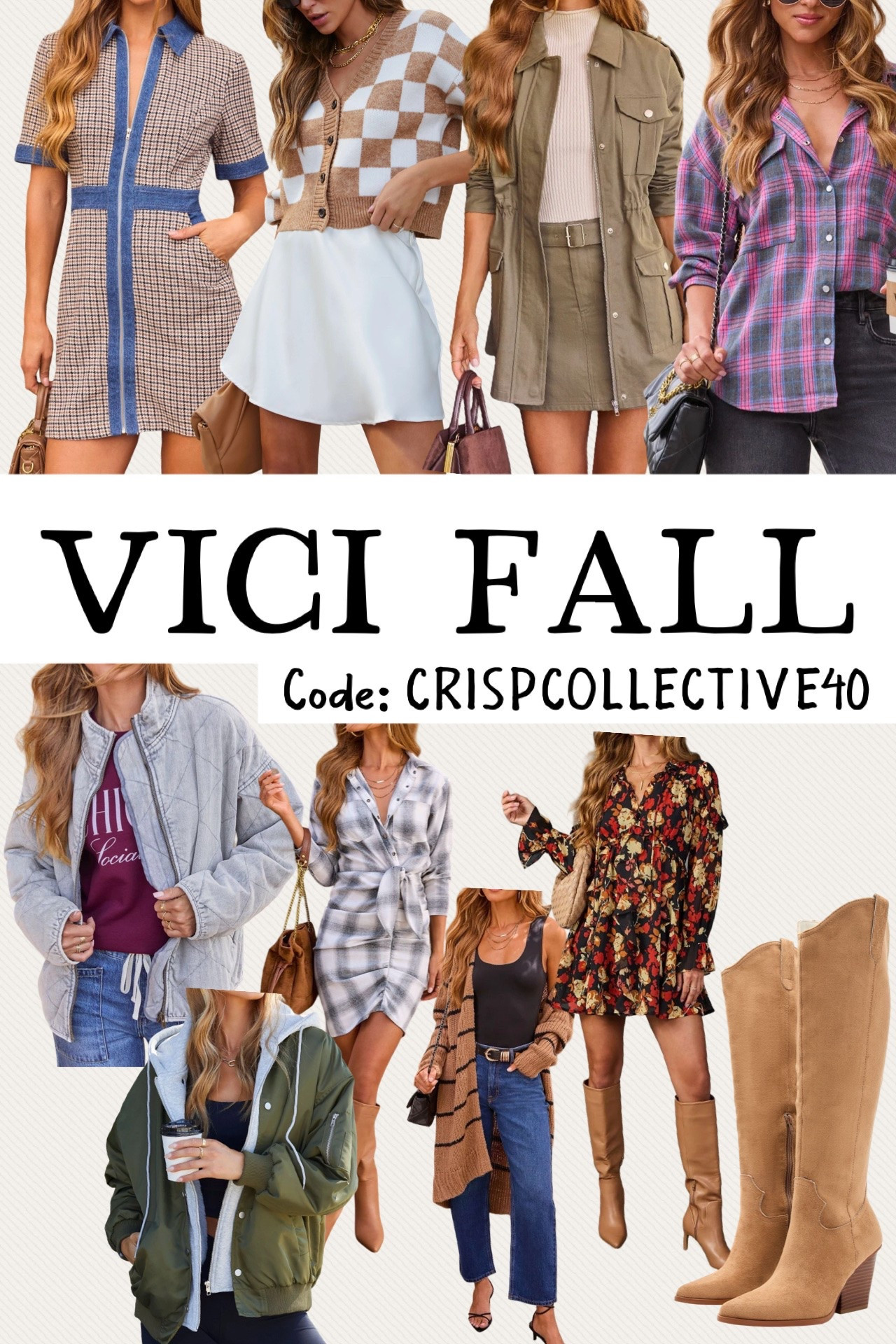 Use code CRISPCOLLECTIVE40 for 40% off at checkout!
.

#LTKSaleAlert #LTKOver40 #LTKSeasonal