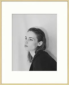 Golden State Art, 16x20 Aluminum Photo Frame with Ivory Mat for 11x14 Pictures - Sawtooth Hangers... | Amazon (US)