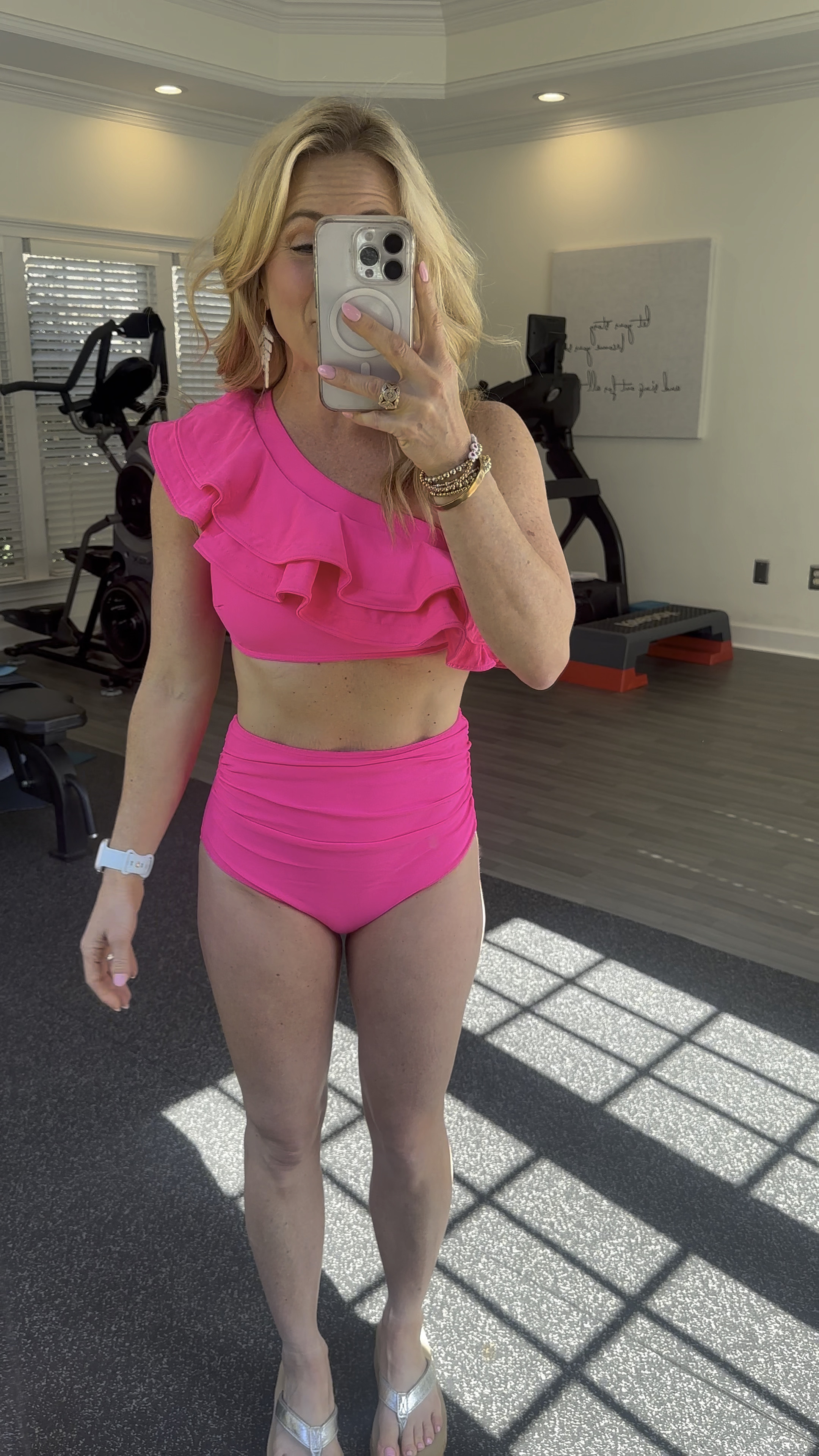 No filter on this bright pink bathing suit! 🩷 The color is amazing and the suit is so flattering on any body  type! 

#LTKbeauty #LTKfindsunder50 #LTKSpringSale