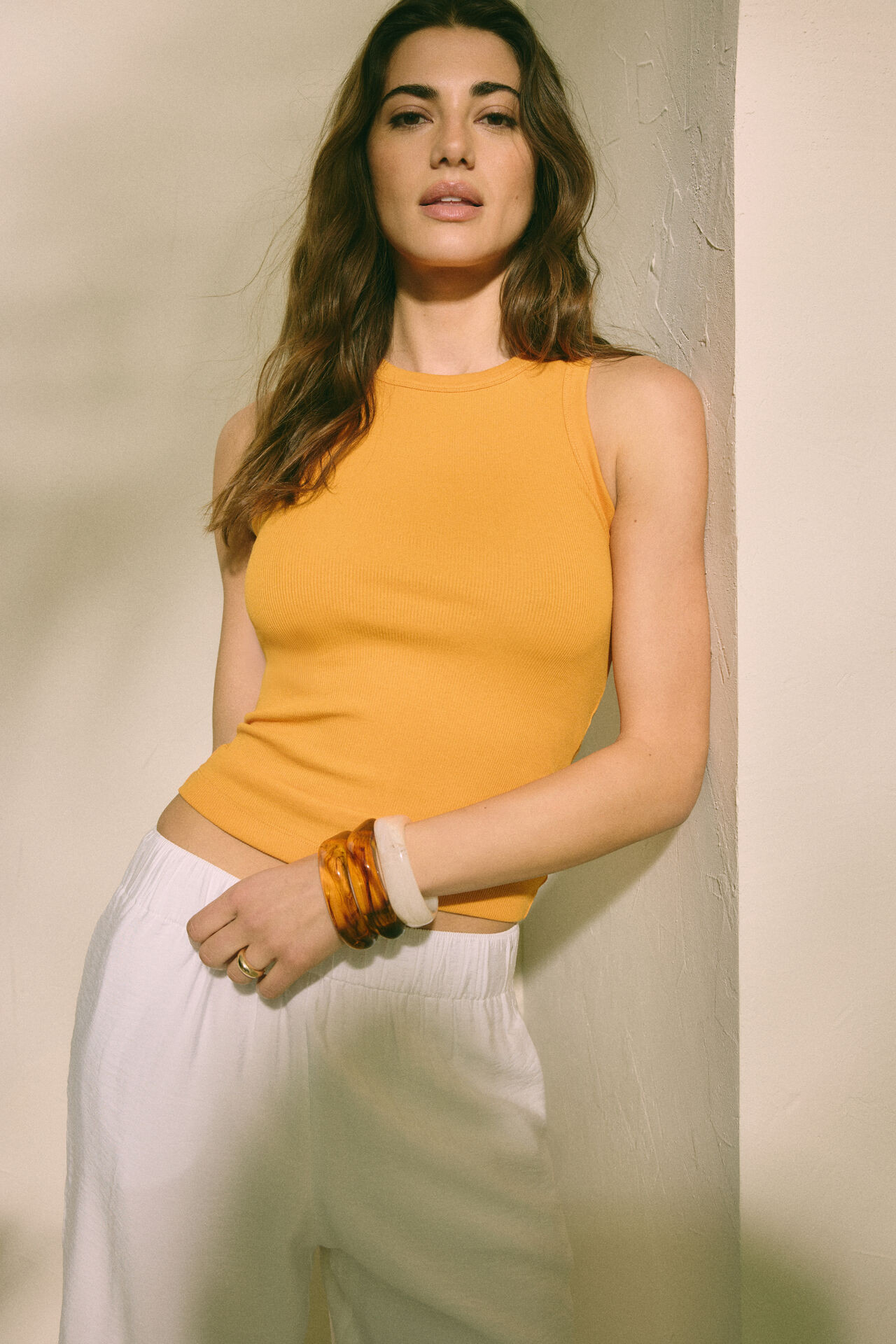 Tedi Ribbed Tank Top | Dynamite Clothing