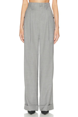 Helsa The Paperbag Trouser in Grey Melange from Revolve.com | Revolve Clothing (Global)