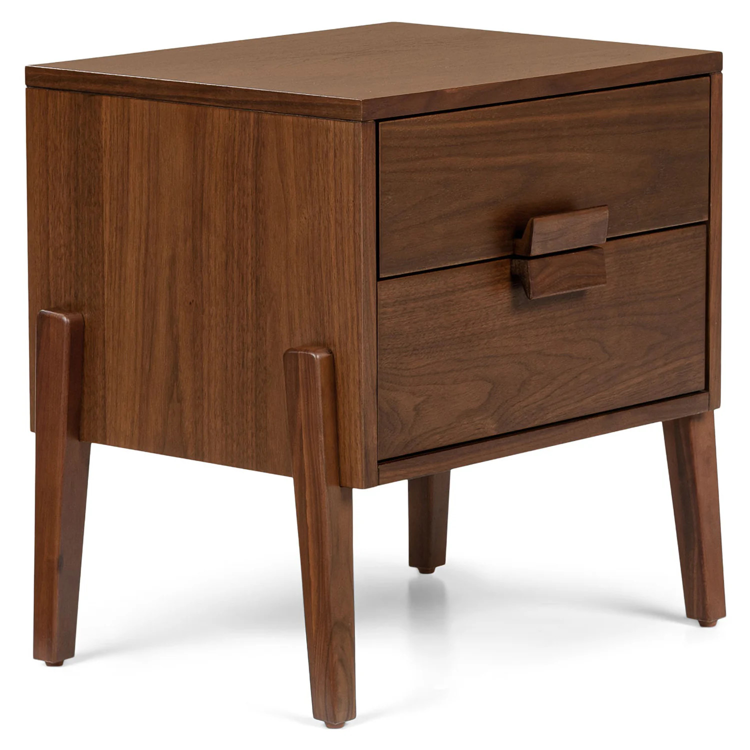 Vireo 2-Drawer Nightstand - Walnut | Article