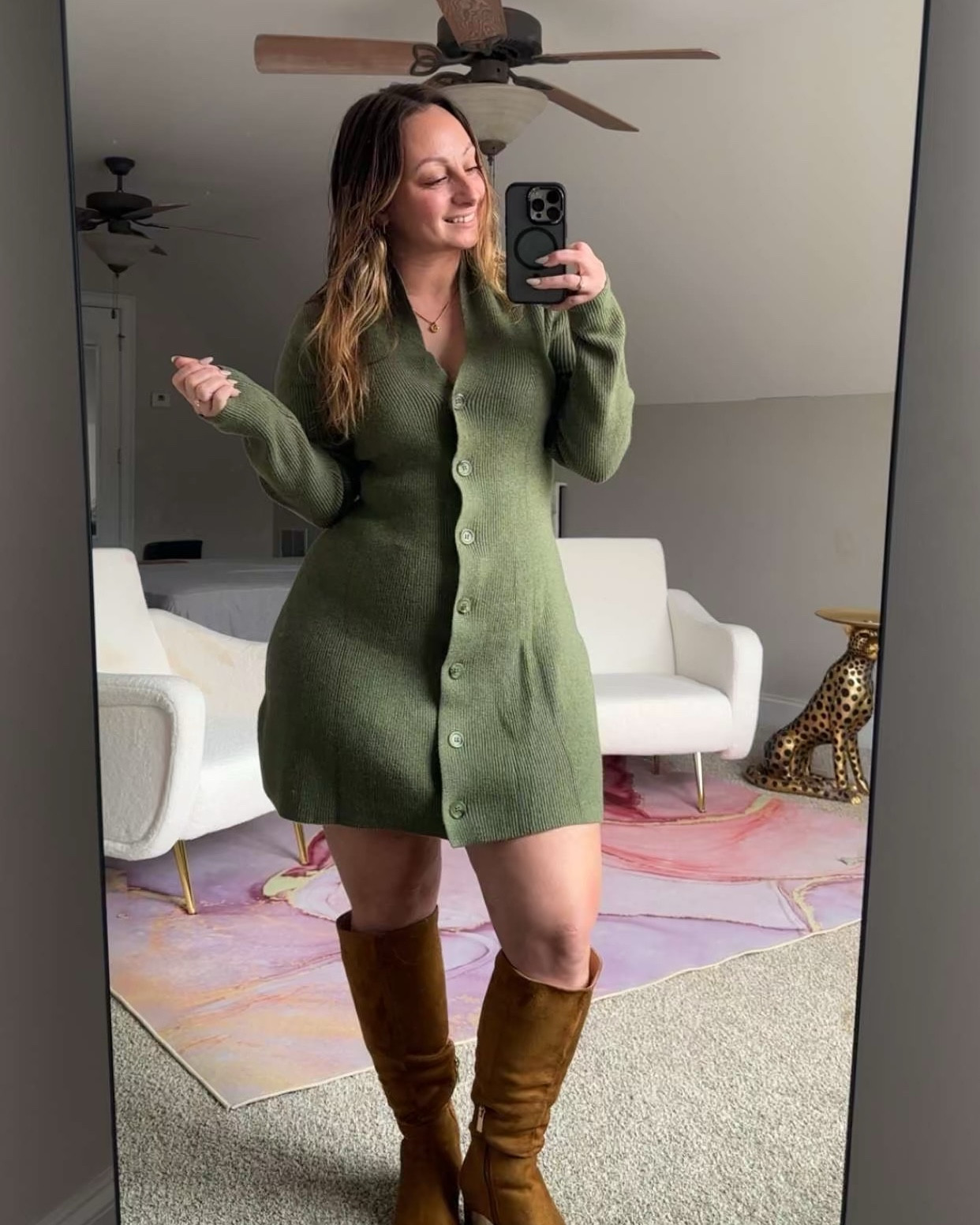 This sweater dress and boots combo comfy but looks cute and put together! These heeled boots from Amazon are the MOST comfortable ever!

#LTKMidsize #LTKSeasonal #LTKootd