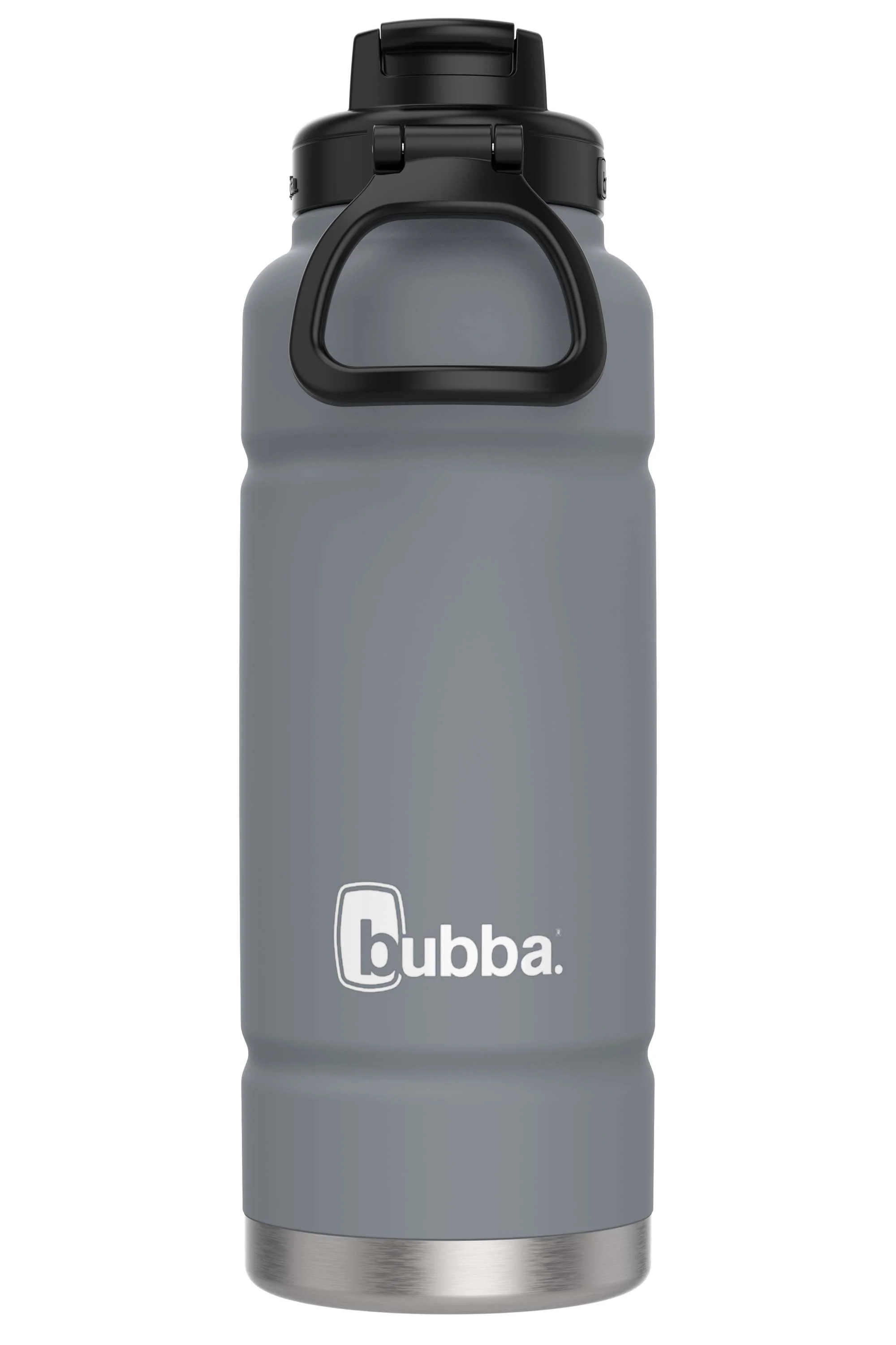 bubba Trailblazer Insulated Stainless Steel Water Bottle with Straw Lid in Grey, 40 oz., Rubberiz... | Walmart (US)