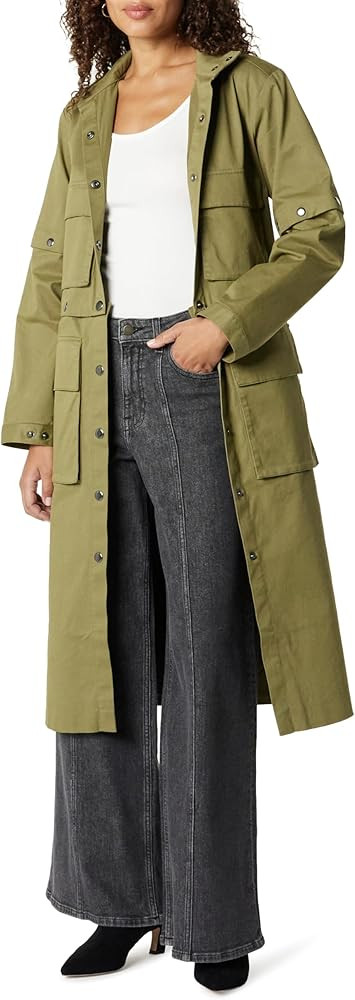 The Drop Manteau Convertible Style Militaire par @Takkunda Manteaux Femme | Amazon (FR)