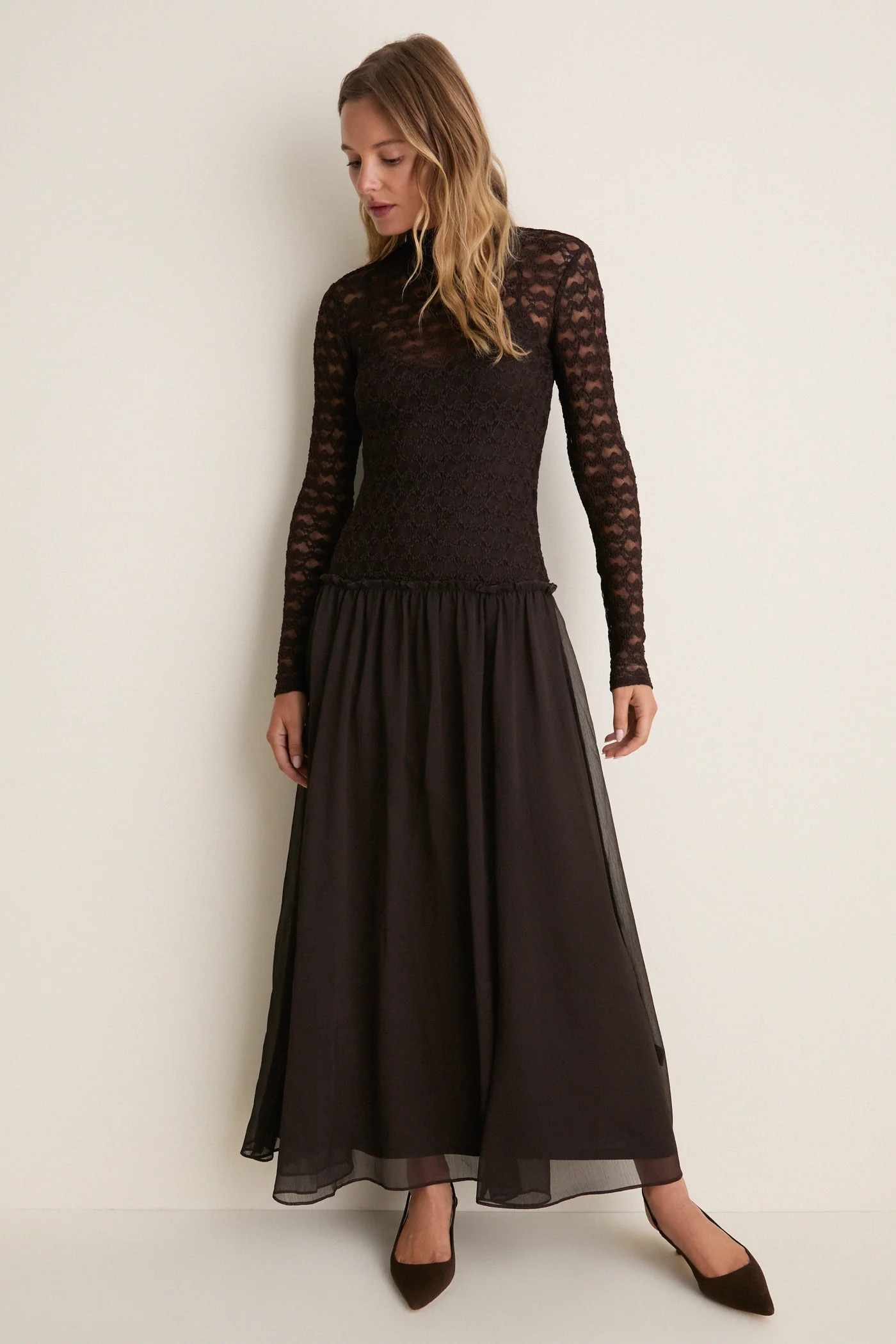 Espresso Camila Midi Dress | Tuckernuck (US)