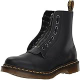 Dr. Martens Women's 1460 Pascal FRNT Zip Nappa Mid Calf Boot, Black, 7 | Amazon (US)