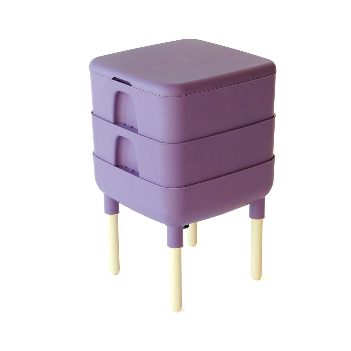 FCMP Outdoor Essential Living 6 Gallon UV Protected Plastic Worm Composter Bin Storage Container ... | Target