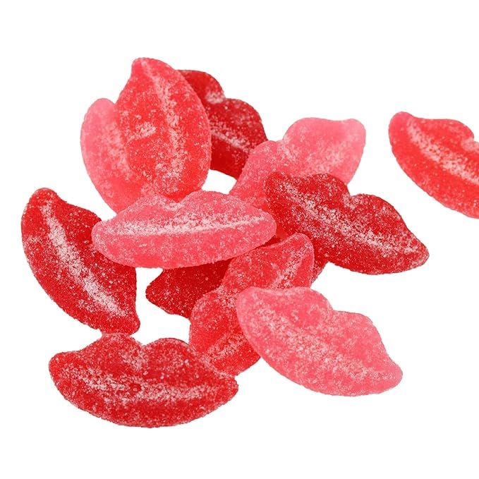 Gimbal's Fine Candies Sour Pucker-up Gummy Lips, 1 Lb, 68 Pieces, Assorted Flavors | Amazon (US)