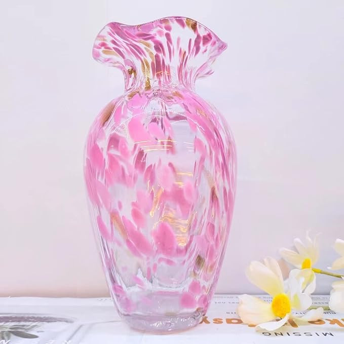 Magicpro Glass vase 8.7“ Pink | Amazon (US)