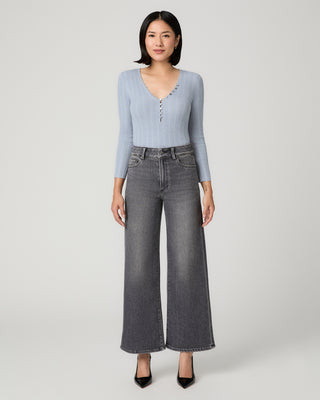 Anessa Petite 28 Inch Wide Leg Jean - Malibu Mist | Paige