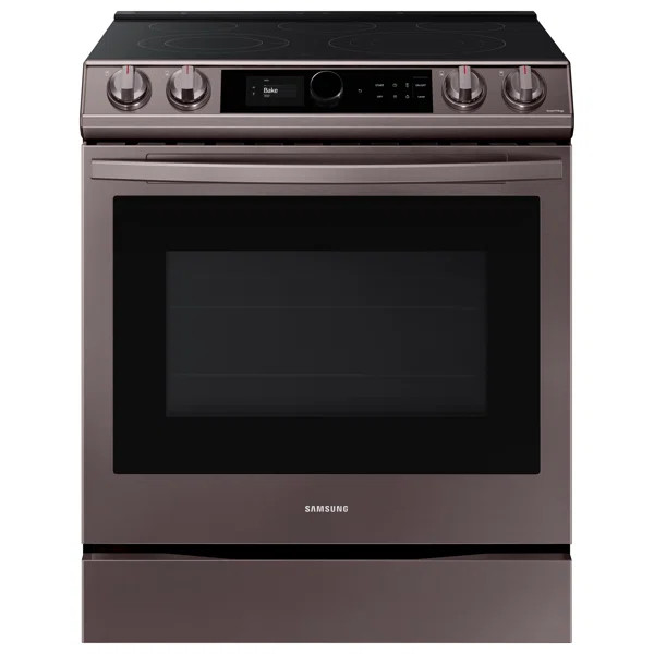 30" 6.3 cu. ft. Smart Slide-In Electric Range | Wayfair North America