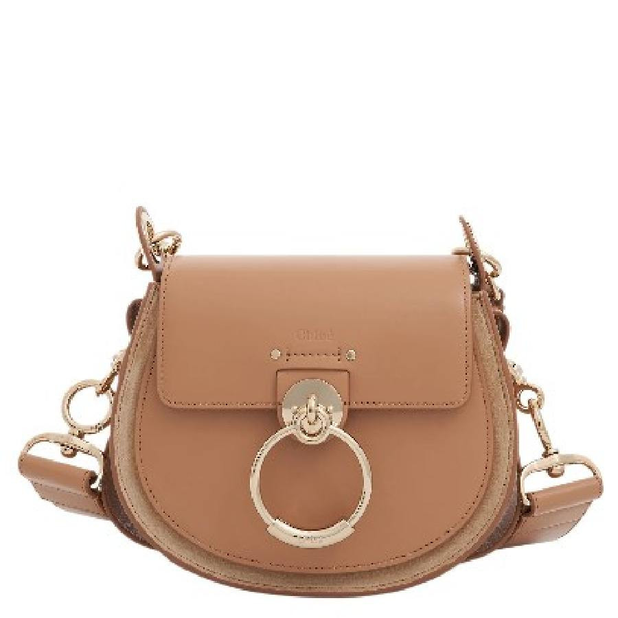 Chloe Tess Small Shiny And Suede Calfskin Shoulder Bag | Jomashop.com & JomaDeals.com