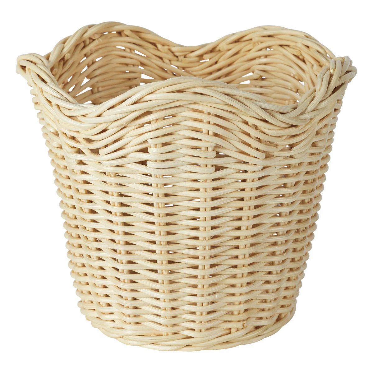 Wavy Wicker Orchid Baskets Small, Set of 3 | Amanda Lindroth