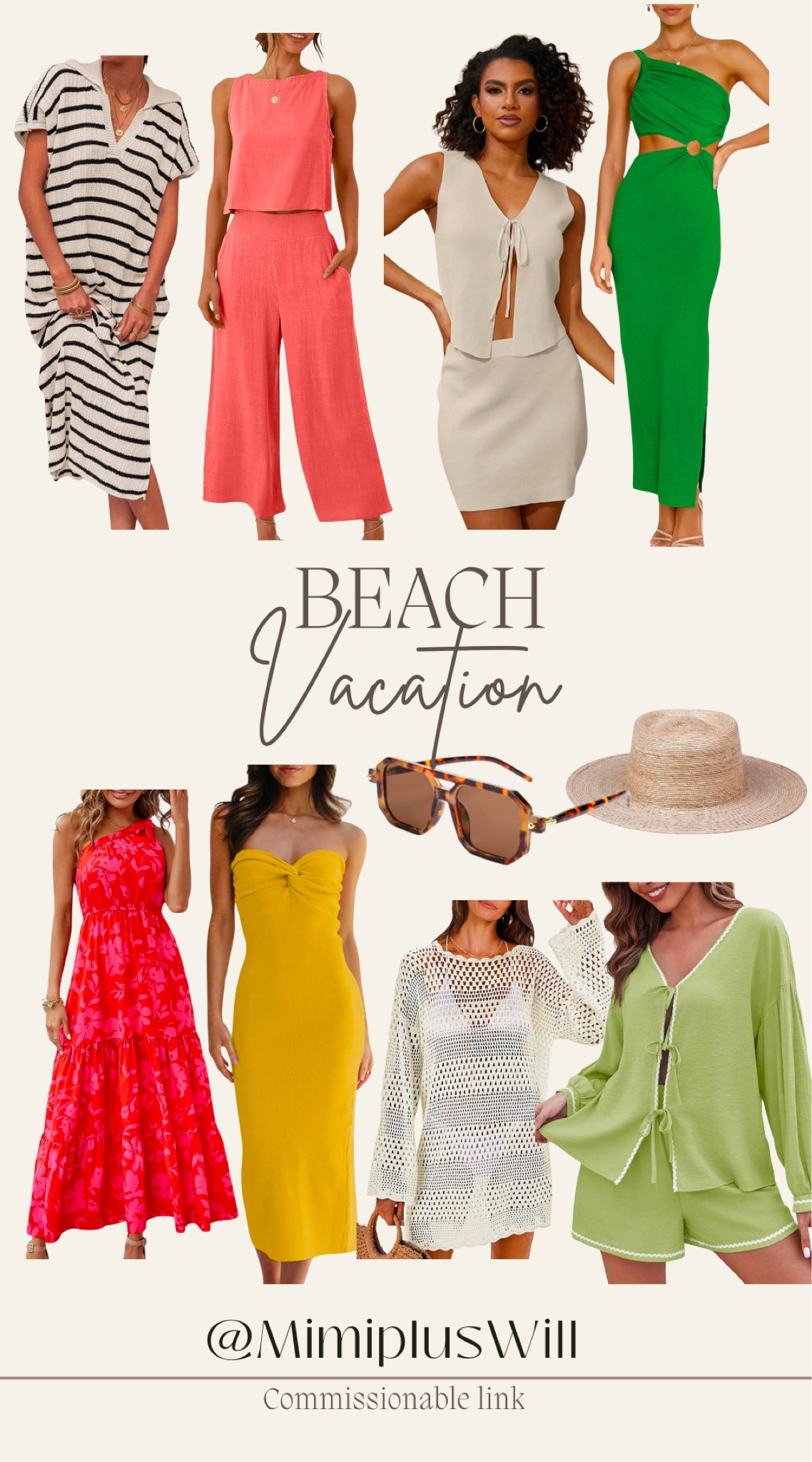 Beach vacation outfits from Amazon! 

Amazon | beach | vacation outfit | resort wear | summer dress | spring break 
Follow @mimipluswill for more! 

#LTKTravel #LTKSwim #LTKFindsUnder50